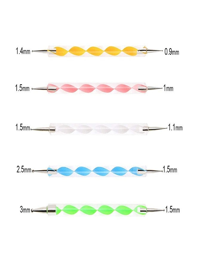 اميغوز مجموعة أدوات الرسم بالنقاط من AmigozZ، 10 قطع، أقلام كروية. مجموعة أدوات تنقيط للرسم على الصخور، مجموعة أدوات تشكيل الفخار الطيني - Image 2